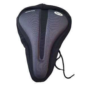 NWOT Bell Sports 71096 Memory Foam Seat Cover grey black